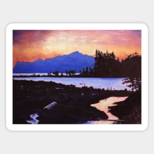 Sundown On The Sunshine Coast Sticker